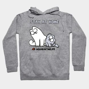 Simons Cat Stay At Home Hoodie